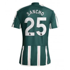 Manchester United Jadon Sancho #25 Bortatröja 2023-24 Korta ärmar